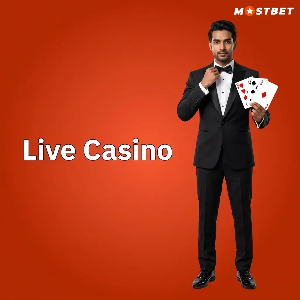 Mostbet Live Casino with real dealers streaming Live Blackjack, Roulette, Baccarat, Andar Bahar and Teen Patti
