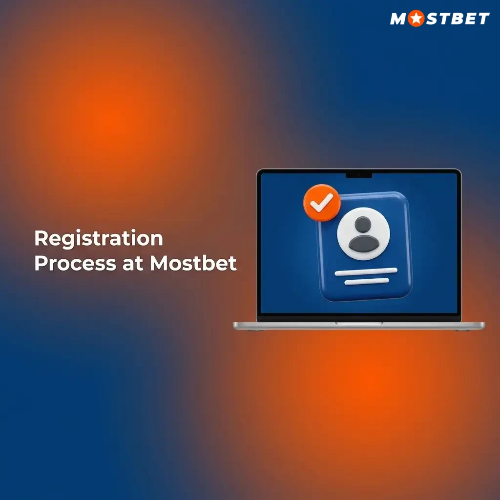 Mostbet registration process steps showing sign-up form for Indian users to create account in INR
